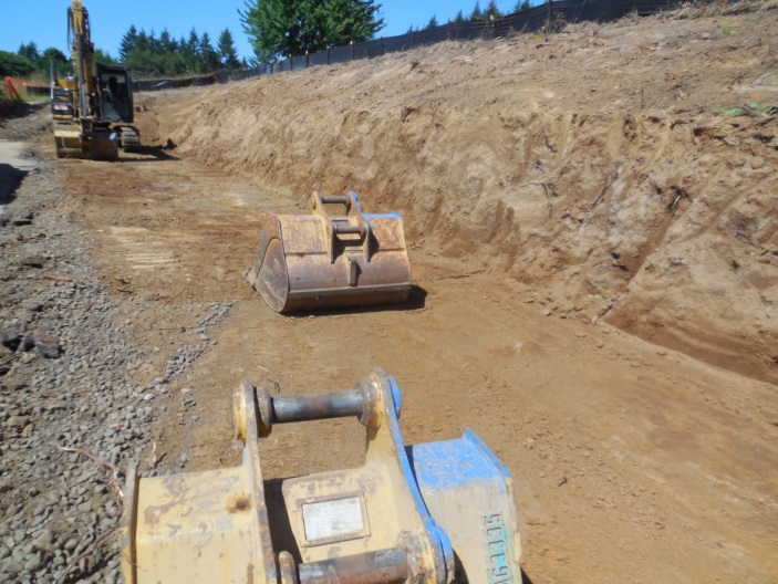 Excavation at Station 69 site
