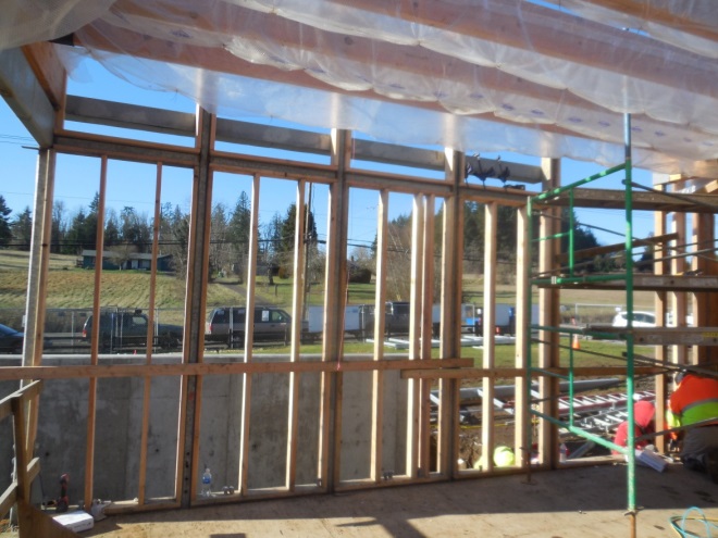 Framing work at Station 69 2