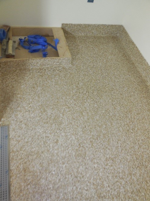 Shower floor work at Station 69