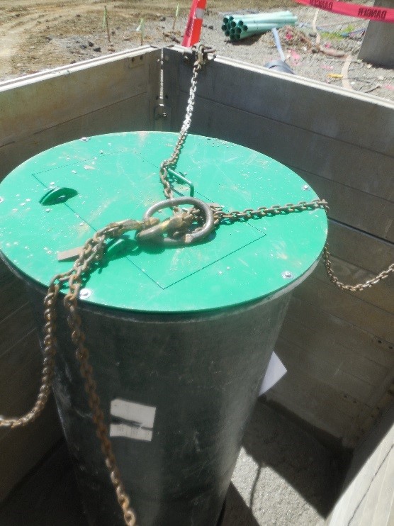 Sewer lift station at Station 69