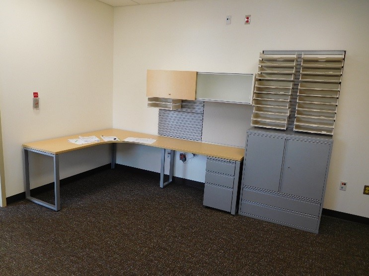 Office furniture installation at Station 69