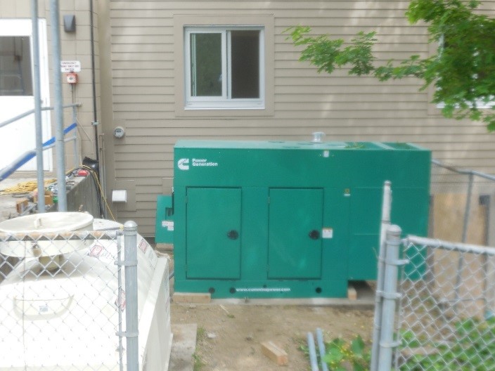 Emergency generator for Station 64