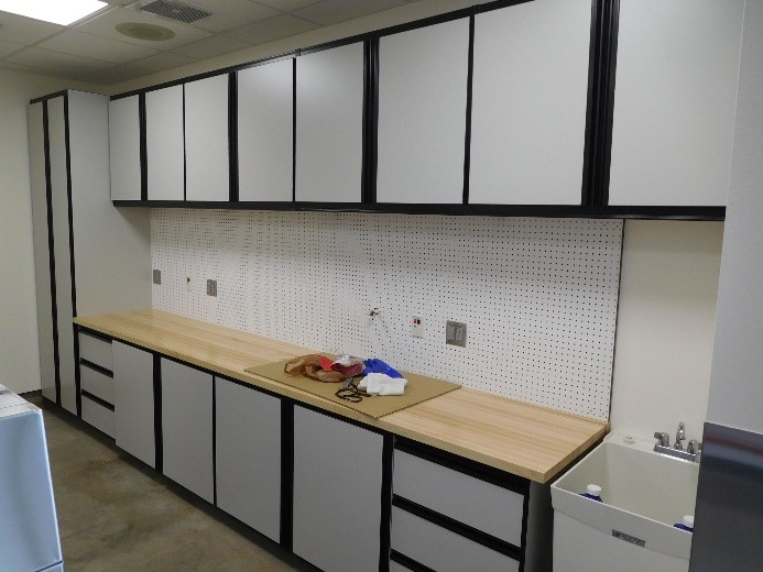 Cabinet space in Station 55