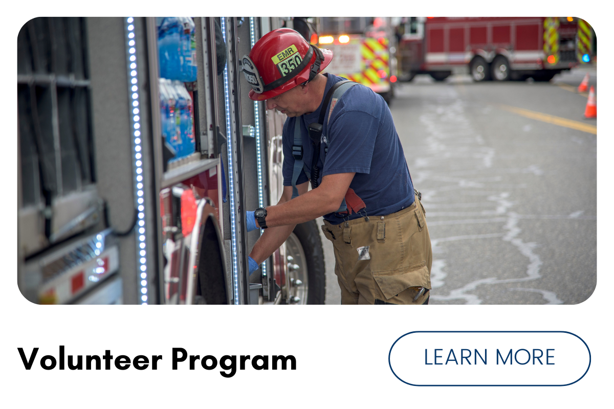 Volunteer Firefighter Program Button