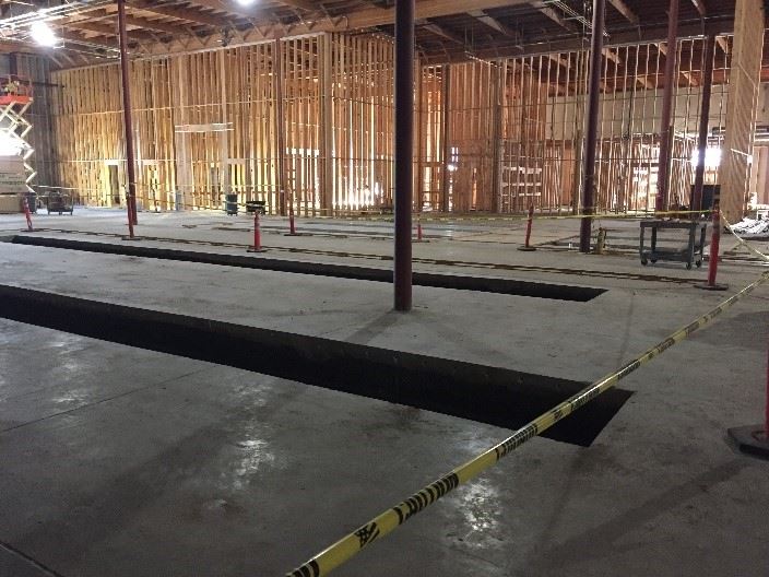 Logistics Service Center construction work March