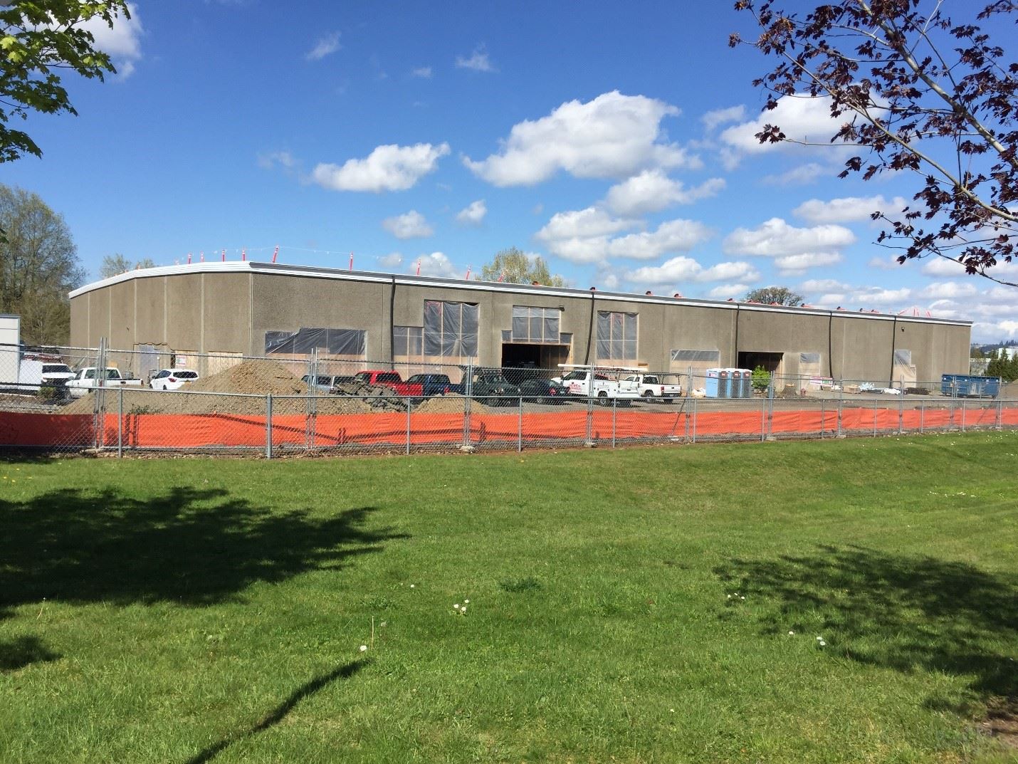 Logistics Service Center Exterior in April