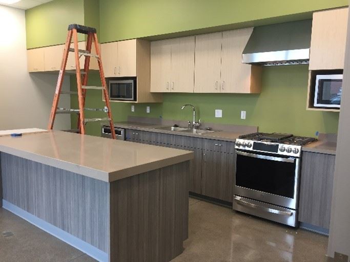 Kitchen Area inside Logistics Service Center