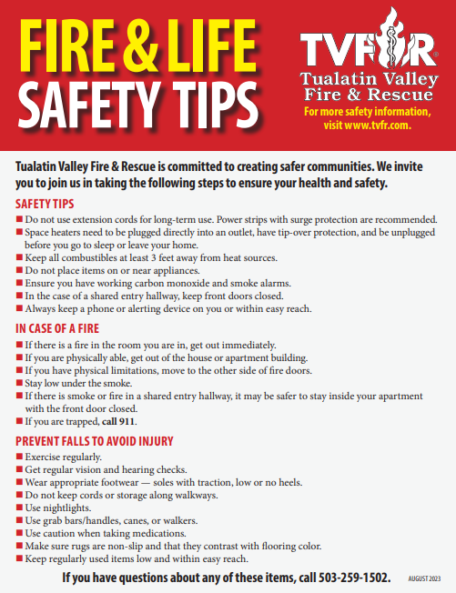 Safety Tips for Seniors